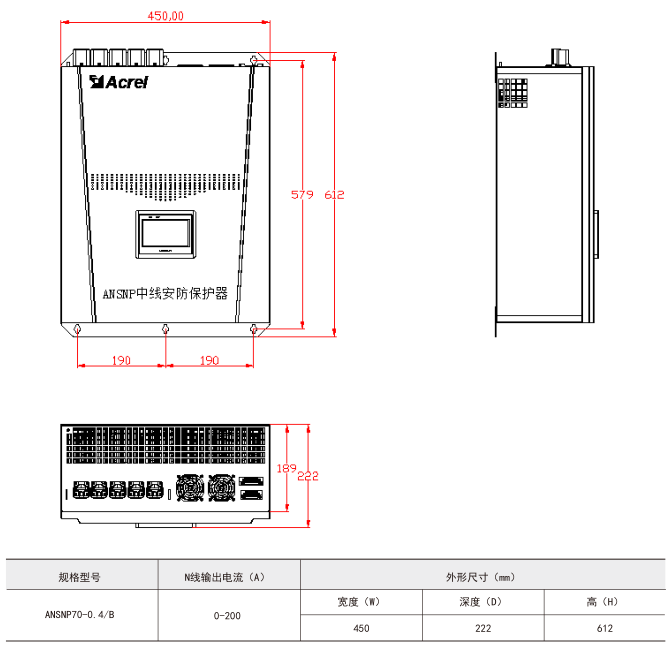 开云官方端网站登录入口中性线谐波补偿装置ANSNP70-0.4/B 非线性负载谐波治理